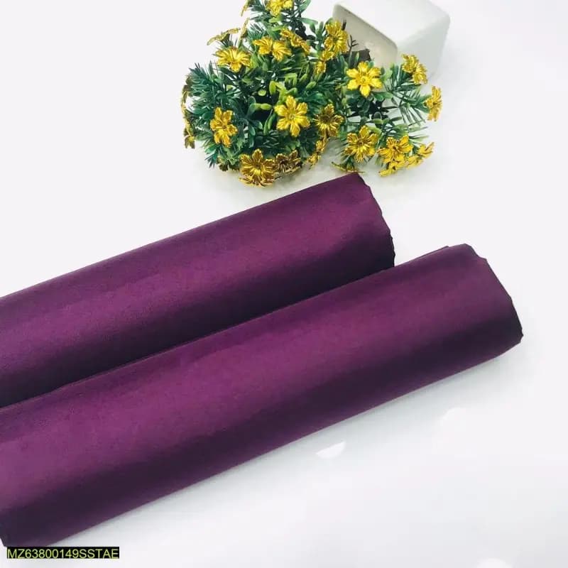 2 PCS Woman's Unstitched katan silk.