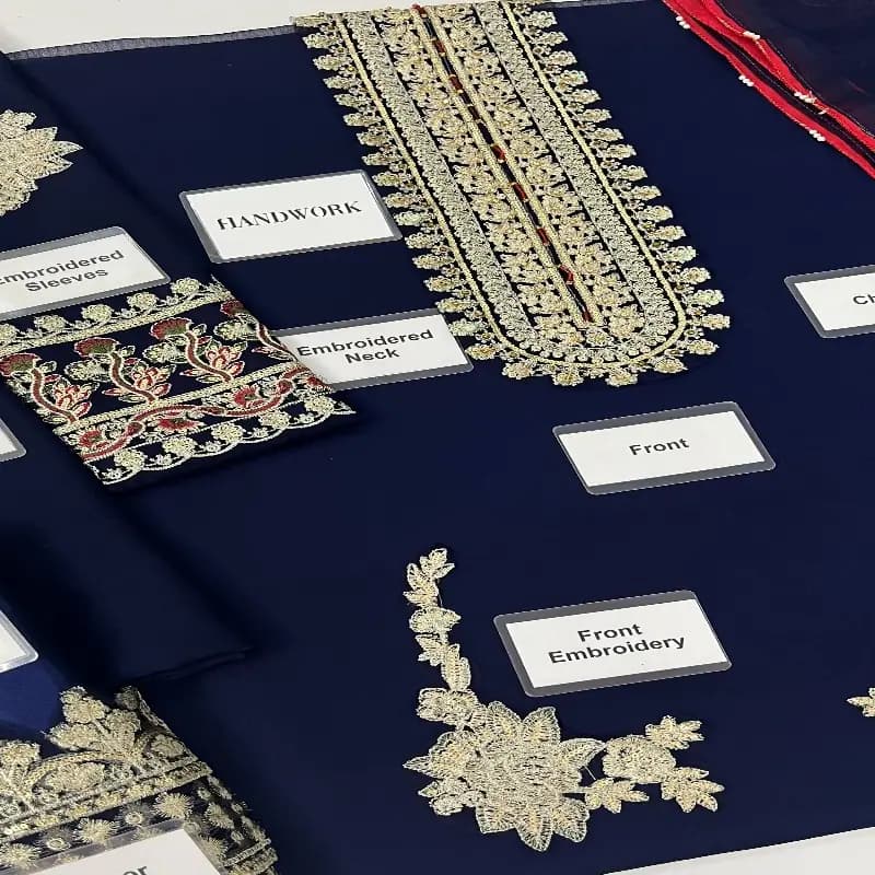 Iznik embroidered  slik collection
