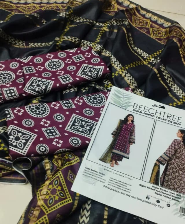 DIGITAL PRINTED ALLOVER MID SUMMER SERIES 24 3 Piece Suit