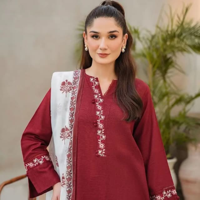 Zaviya | 3pc 90/70 Lawn | Casual Category*